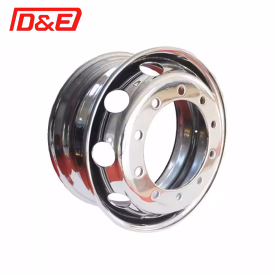 16 17.5 19.5 22.5 24.5 Inch Aluminum Truck Wheels Rim for Trucks Buses Trailer Car Engineering Vehicle