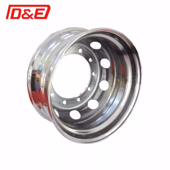 16 17.5 19.5 22.5 24.5 Inch Aluminum Truck Wheels Rim for Trucks Buses Trailer Car Engineering Vehicle