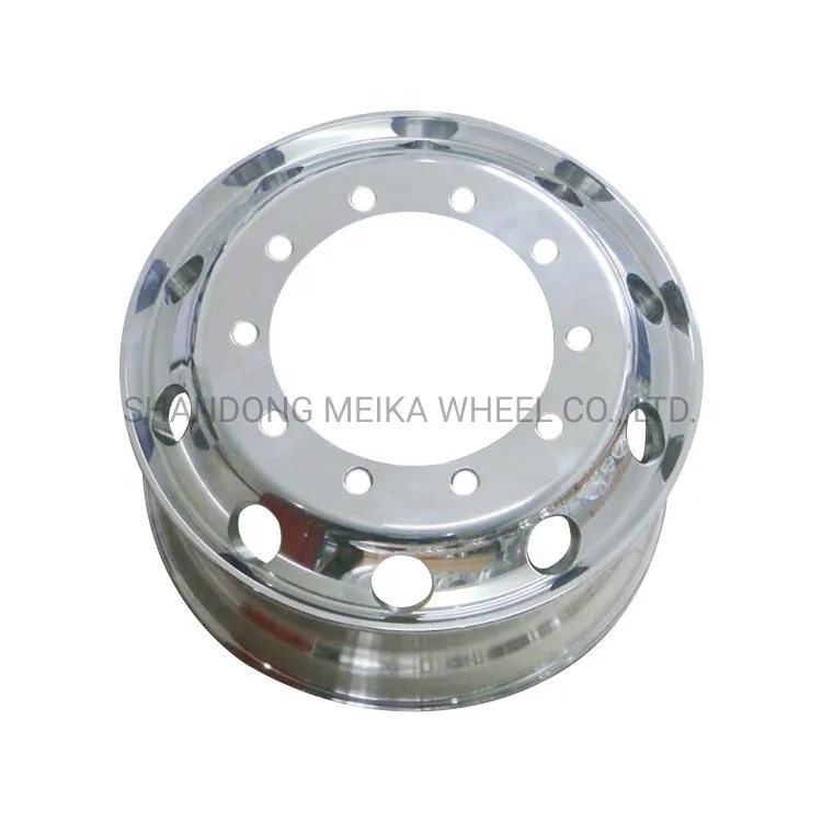 Ruedas de aluminio pulido espejo 22.5X9.0 para FAW